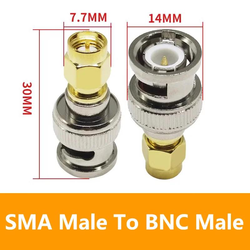 5/20/100PCS Radio Antenna Connector Adapter RF Coax Converter SMA To BNC M/F M/F Radio Antenna Adapters Kit Coaxial