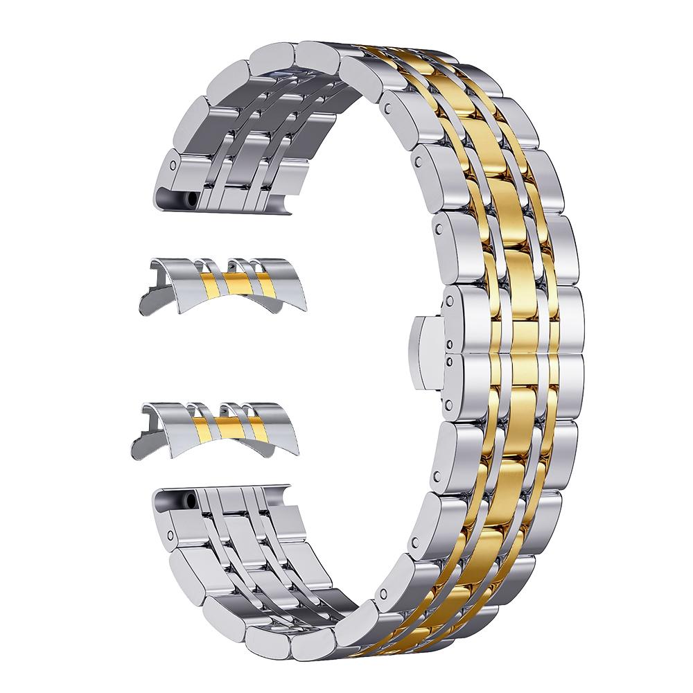 Solid Stainless Steel Band 18mm 19mm 20mm 21mm 22mm Universal Smartwatch Replacement Strap Bracelet Men Business Watchband Belt