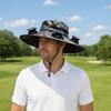 Wide-Brimmed Fan Hat with Solar USB Dual Fans Powered