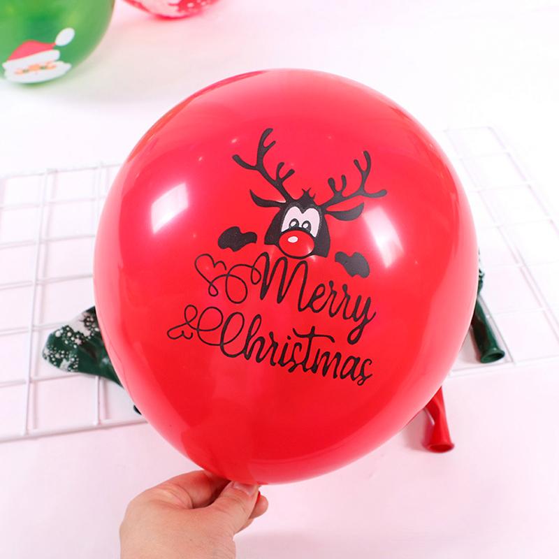 100 Stück/Set Atmosphäre Requisite DIY Weihnachtsballons Ladendekoration Feiertagsdekorationen Große Mengen Weihnachten