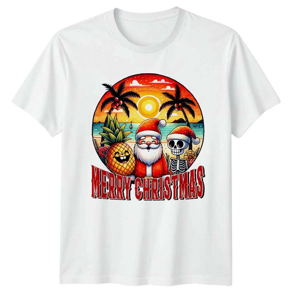 Merry Christmas TShirt Tropical Christmas Christmas Gift For Him And Her