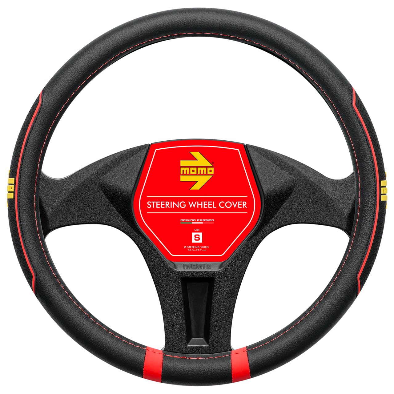 

MOMO FAST Steering Wheel Size Red Cover, Italy, Milan, S,