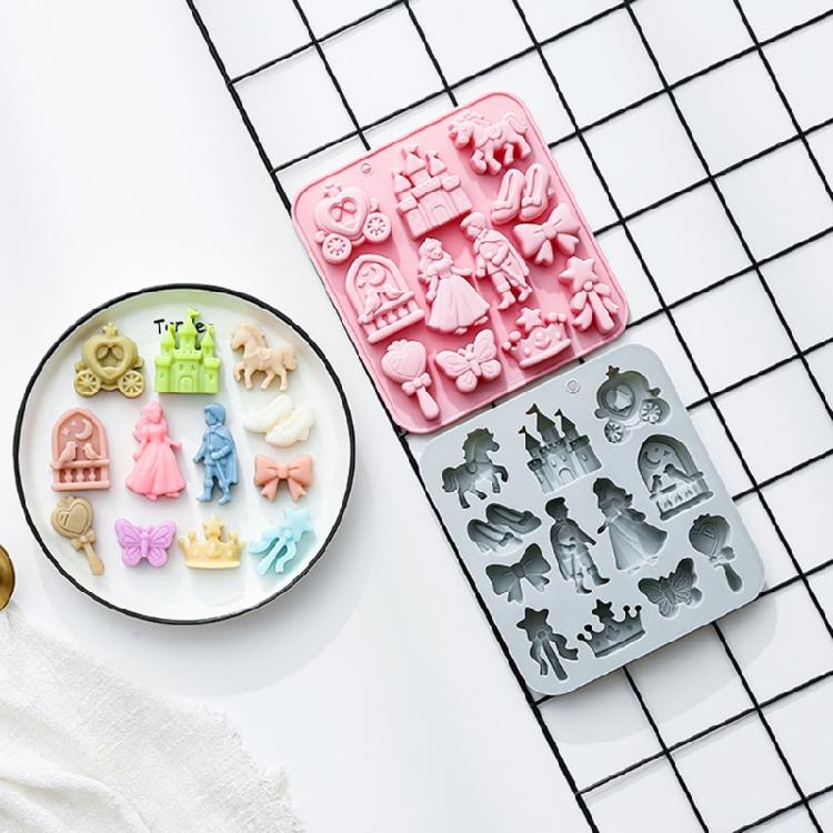 Elegant Princess Shape Silicone Mould For Home Chocolates And