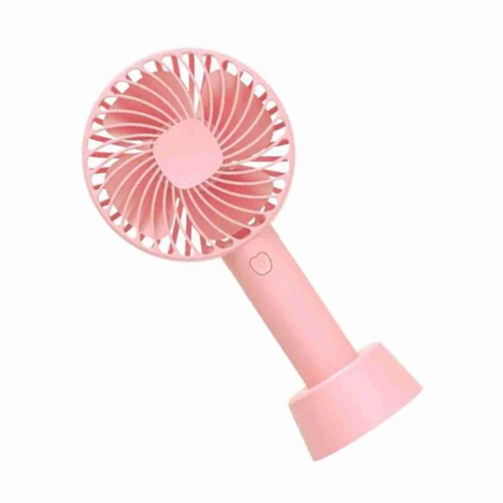 Compact Travel Fan, Mini Handheld Fan for On-The-Go Cooling, Portable Charger Feature, Adjustable Speed for Office Home Use