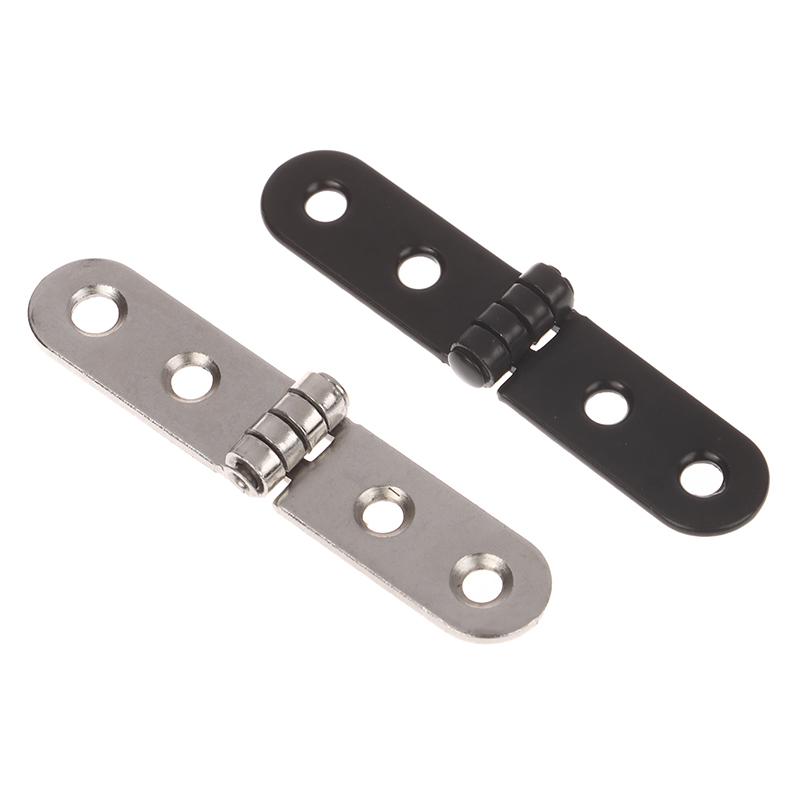 2Pcs/pack 76*15mm 180 Degree Foldable Hinge Flap Screw-On Hinges For Sewing Machine Cabinet Door Hinge Furniture Hardware