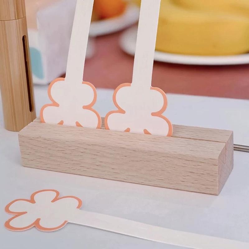 Wood Table Perfume Essential Oils Test Tester Paper Strip Holder Display Stand Clamps Aromatherapy Paper Clips Decoration