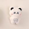 Adorable Plush Bear & Rabbit Brooch Keychain for Kids & Women - Cute Bag or Pin Accessory
