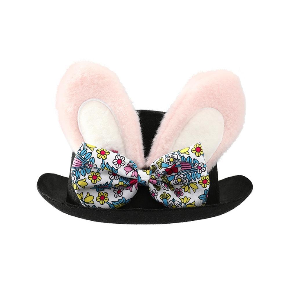 

Favors Black Color Easter Hat Role Play Cosplay Top Hat Dress Up Stage Performance Photo Prop Party Event розовый
