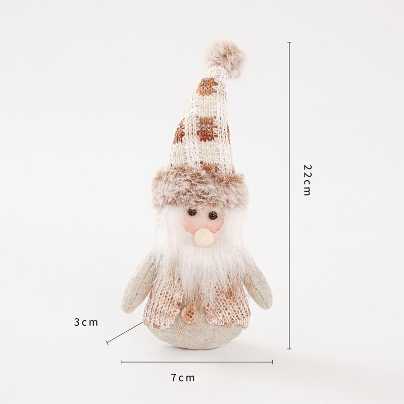 1PC Christmas Decorations Dwarf Figurines Long-Legged Rudolph Christmas Gift Ornaments