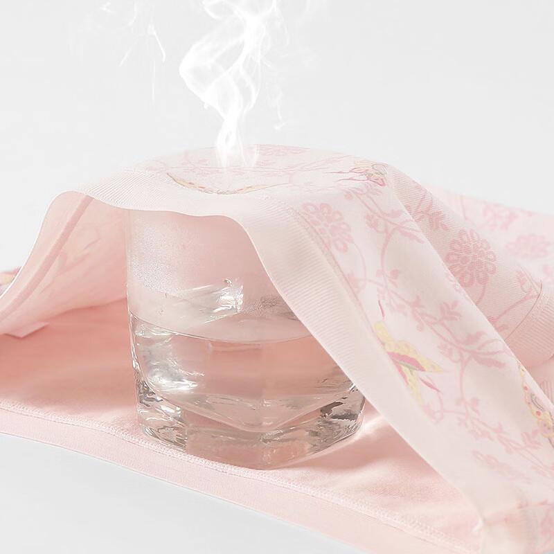 Fenteng Kean Women's High-Waist Floral Cotton Briefs 3-Pack