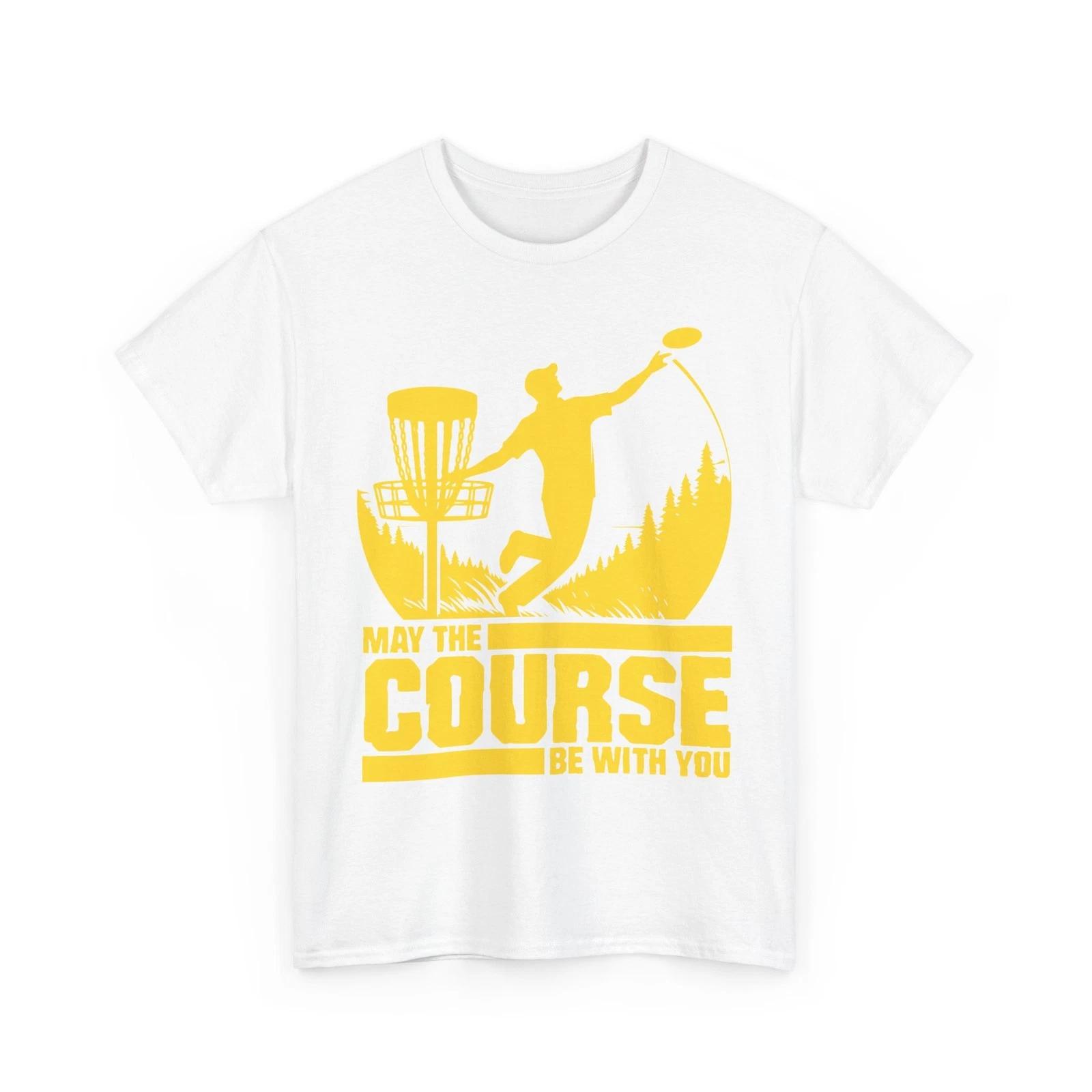 

Disc Golfer Shirt, May the Course Be With You Disc Golfing Lovers Shirt S