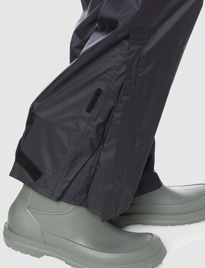 Mizuno Aquablock Rain Pants, Berg Tech, Unisex, Waterproof, Breathable, 20-Wash Durable Water Repellent, Outdoor/Fishing, Black, XL, B2JF0A01