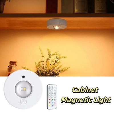 IR Remote Control RGB LED Night Light Dimmable RGB 5V Rechargeable Rechargeable Lamp Wireless Design Cordless Operation