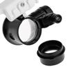 23X Telescope Magnifier with Dual LED Light Flexible Head-Mounted Magnifying Glass for Reading Books Newspaper