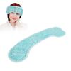 Head Gel Bead Ice Pack Improve Pain Soothing Nerves Cold Compress Hot Compress Forehead Ice Headband for Men Women Blue