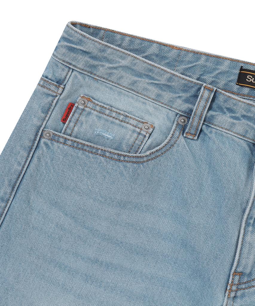 Syupeodeulai Vintage Denim Shorts Light Indigo Sdmlhap60Lid