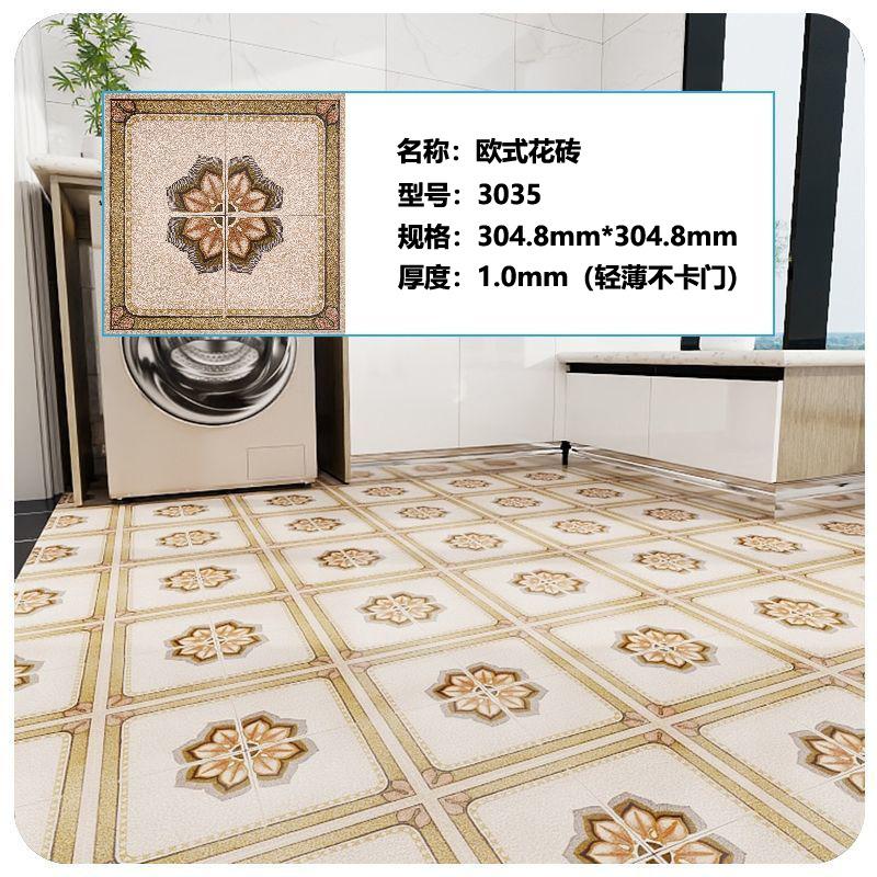 30.48x30.48cm PVC Waterproof Self-Adhesive Floor Tile, SPC Vinyl Peel and Stick for Bathroom Balcony Kitchen, Easy DIY Home