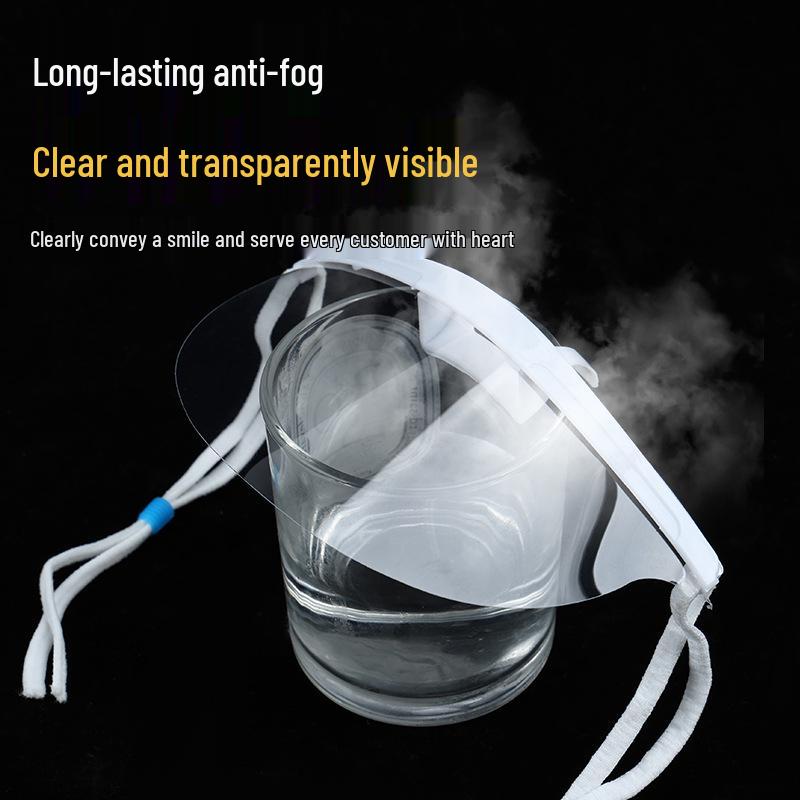 Klarer beschlagfreier Gesichtsschutz für den Küchen- und Restaurantgebrauch