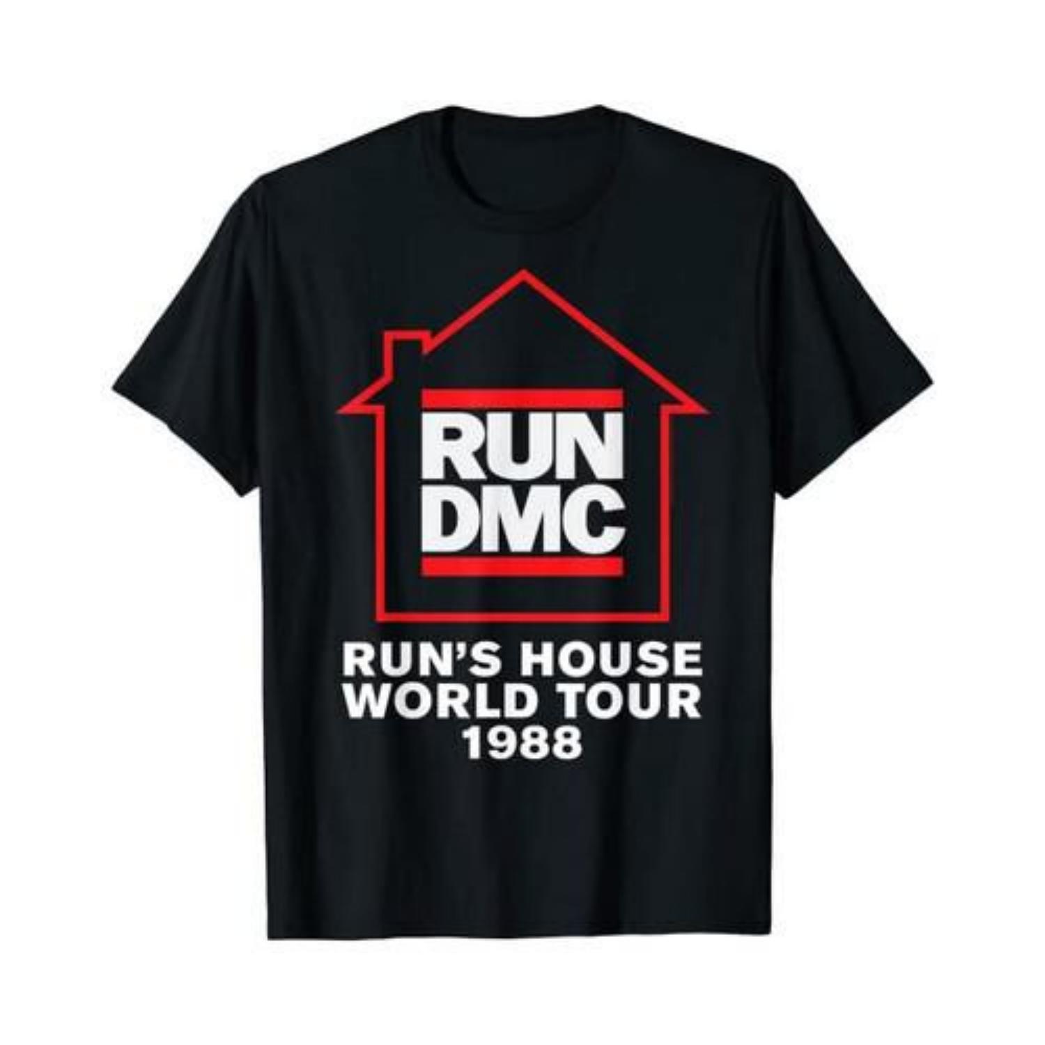 Официальная футболка Run DMC Run s House World Tour 1988 Унисекс S