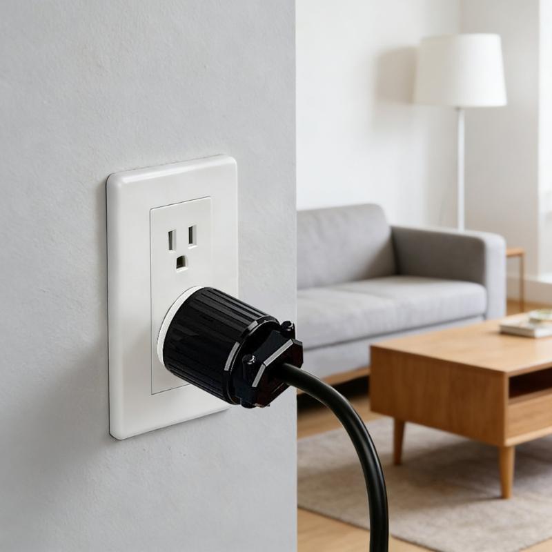 15A NEMA5 15P Male Connector 125V 15A Industrial Grounding and Not Assembly Male Plug