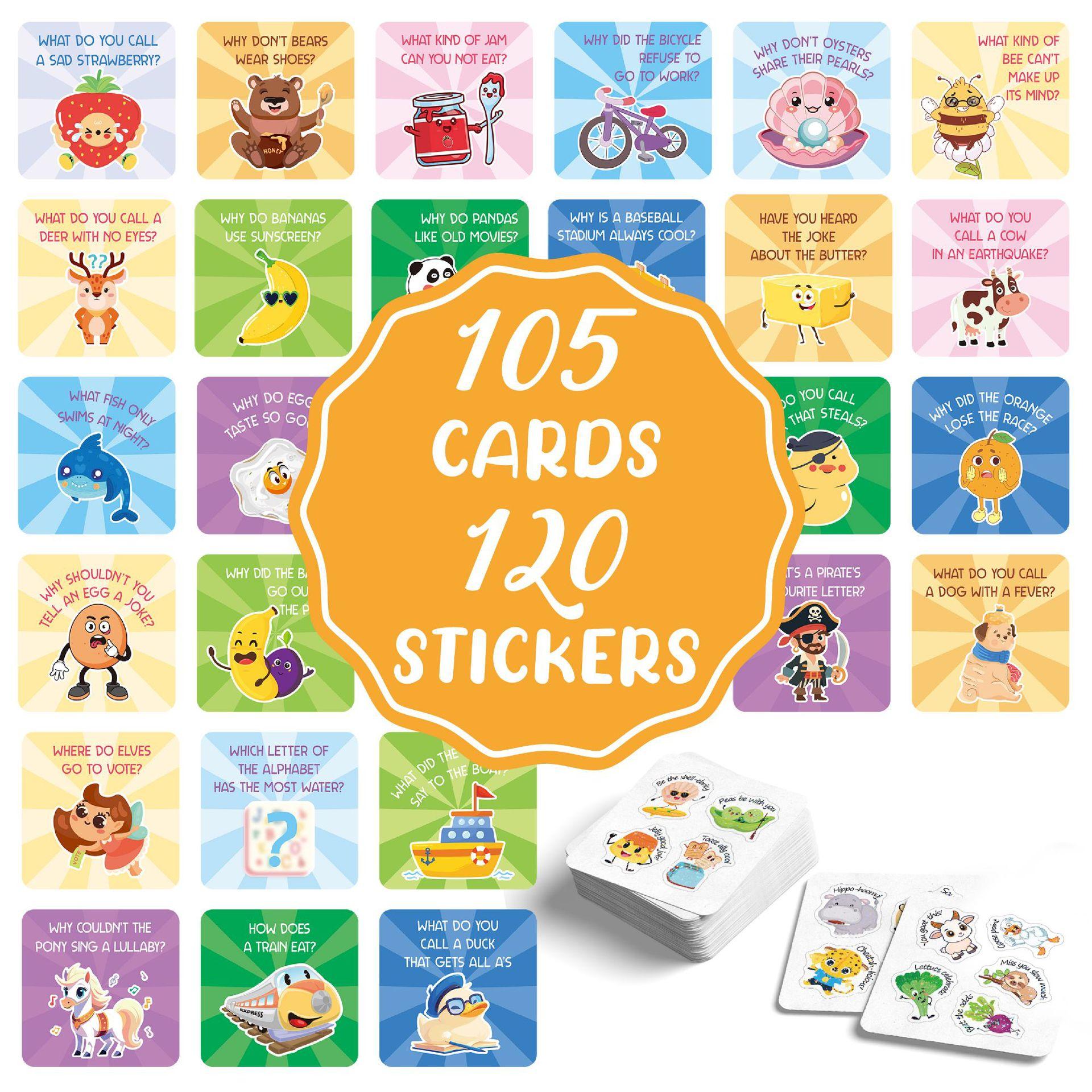 

1 УПАКОВКА вдохновляющих карточек 105 ланч-боксов, записных карточек, карточек с шутками-каламбурами, милыми пожеланиями, детских карточек