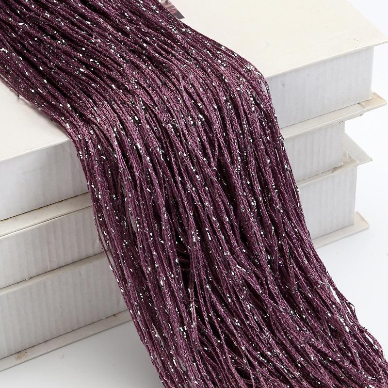 3m Wide Encrypted Silver Wire String Curtain with Tassel - Wedding Decoration & Ceiling Ring
