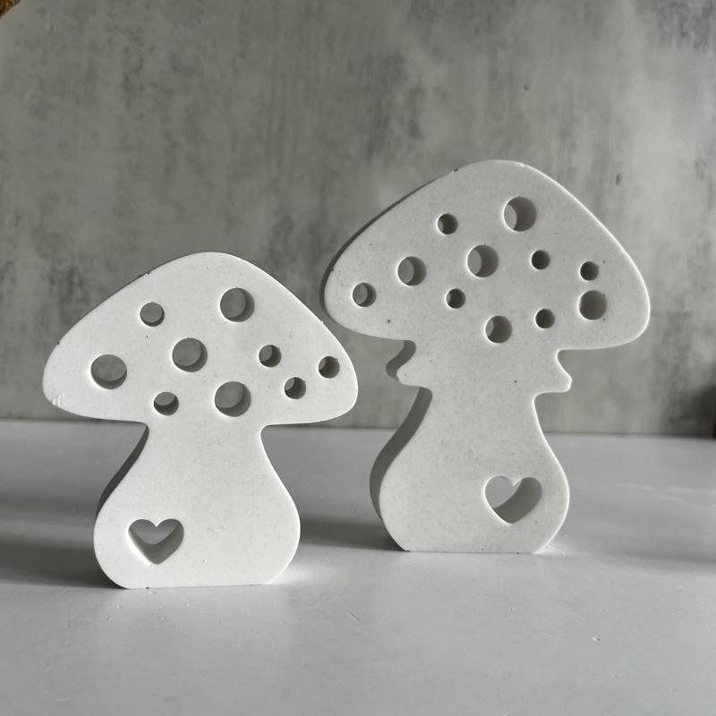 Silicone Crafting Molds Unique Mushroom Shape Candle Molds Silicone Soap Molds Resin Art Moulds Silicone Texture