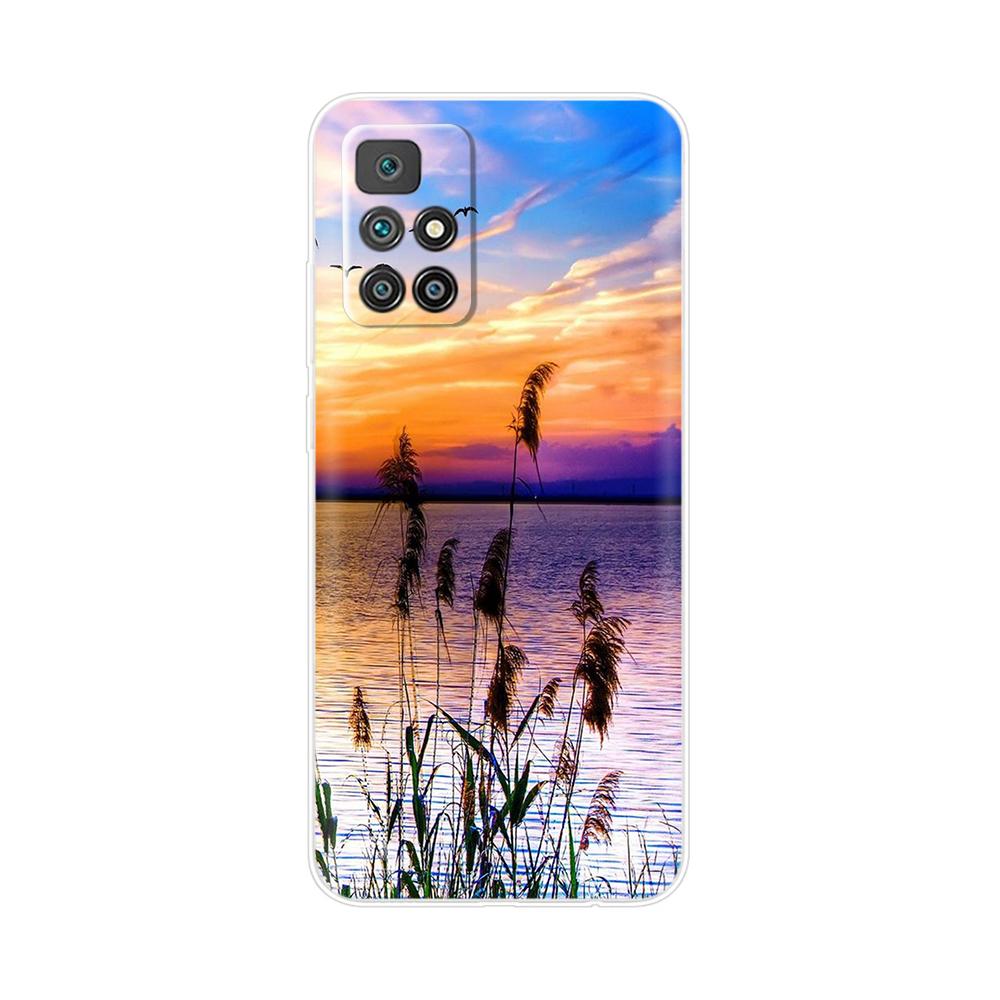 Cover For Xiaomi Redmi 10 Case For Redmi 10 2022 Coque Phone Case Silicone Bumper Shockproof Back Cover For Redmi 10 Fundas 6.5"