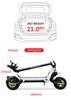 800 W S9 Dual Motor Schnell 50 km/h Elektroroller Erwachsene 10 Zoll Off-Road-Reifen E-Scooter 48 V 15 Ah City SUV Roller Elektroschritt