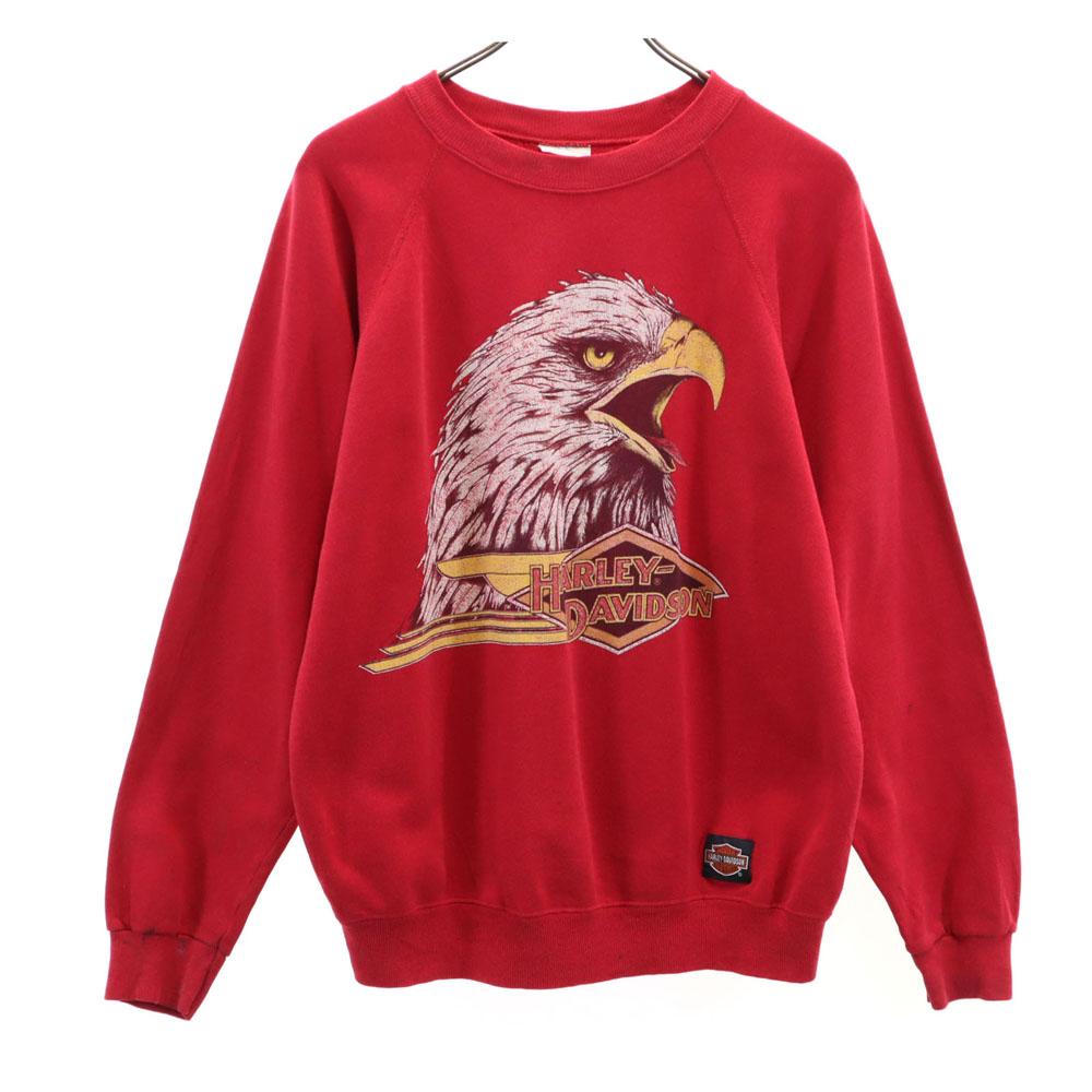 HANES 80s 90s Vintage Harley Davidson Made In the USA Long Sleeve Sweat Trainer Men's Used