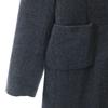 COMME des GARCONS 10AW Made In Japan Wool Blend Long Coat S Gray Women Used