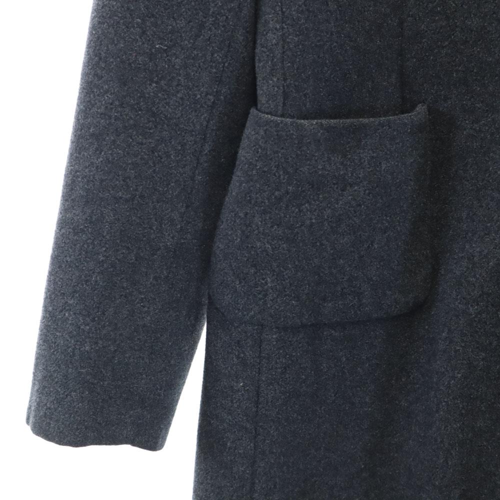 COMME des GARCONS 10AW Made In Japan Wool Blend Long Coat S Gray Women Used