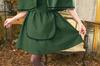 Clearstone Halloween Cosplay Western-Style Maid Mini Dress, Women's, Size M, Green