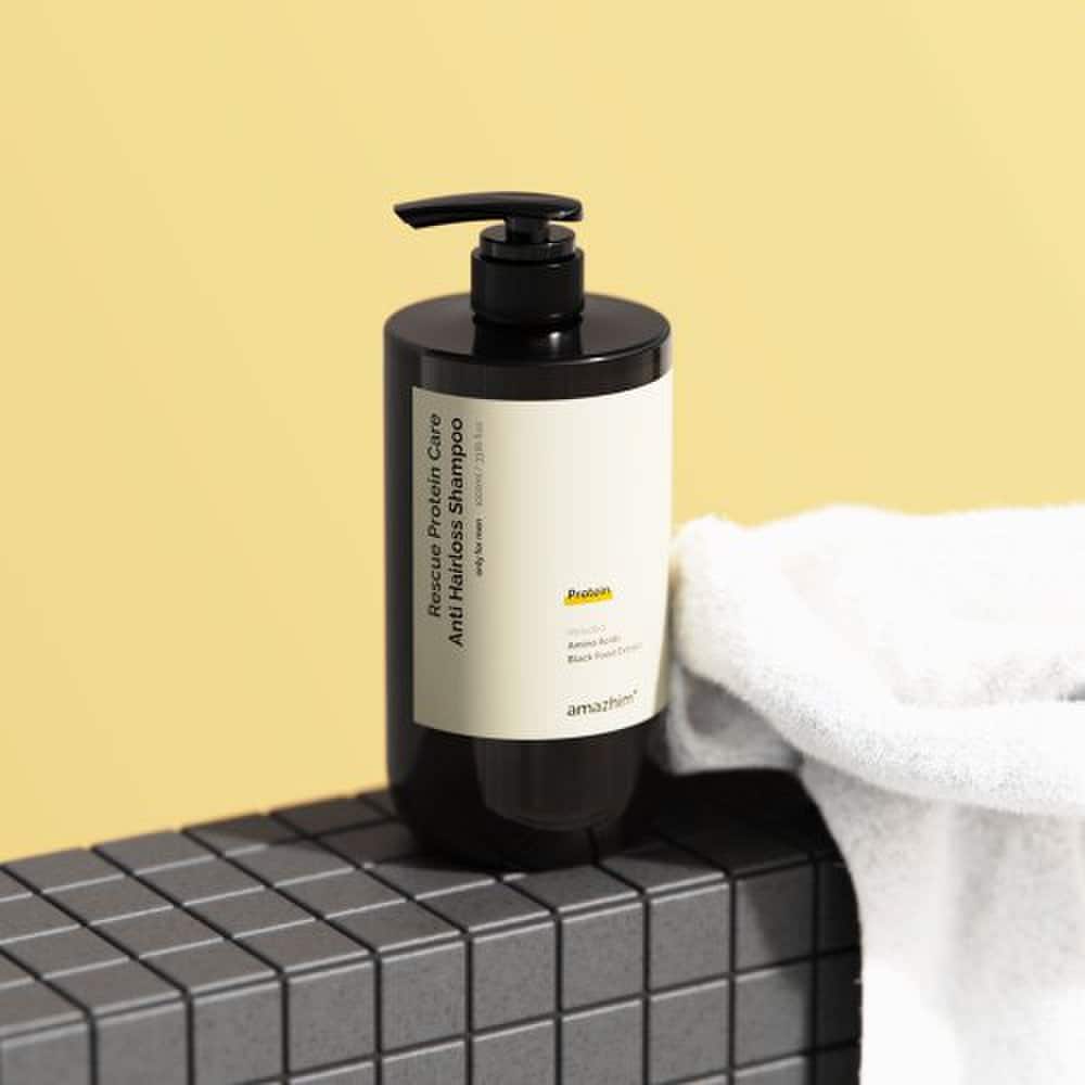 Amazhim Rescue Protein Care Anti-Hair Loss Shampoo Large Capacity 1000ml
