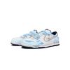 Nike Big Cushioning Abrasion Resistant Cushioning, Wear Resistant Low Top Skateboard Shoes Unisex White Blue 355152-140(Team373-LD)