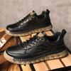 Fashion Outdoor Leather Casual Shoes Mens Comfortable Sneakers Lightweight Walking Shoes Tenis Masculino Male Treking Footwear Trainers