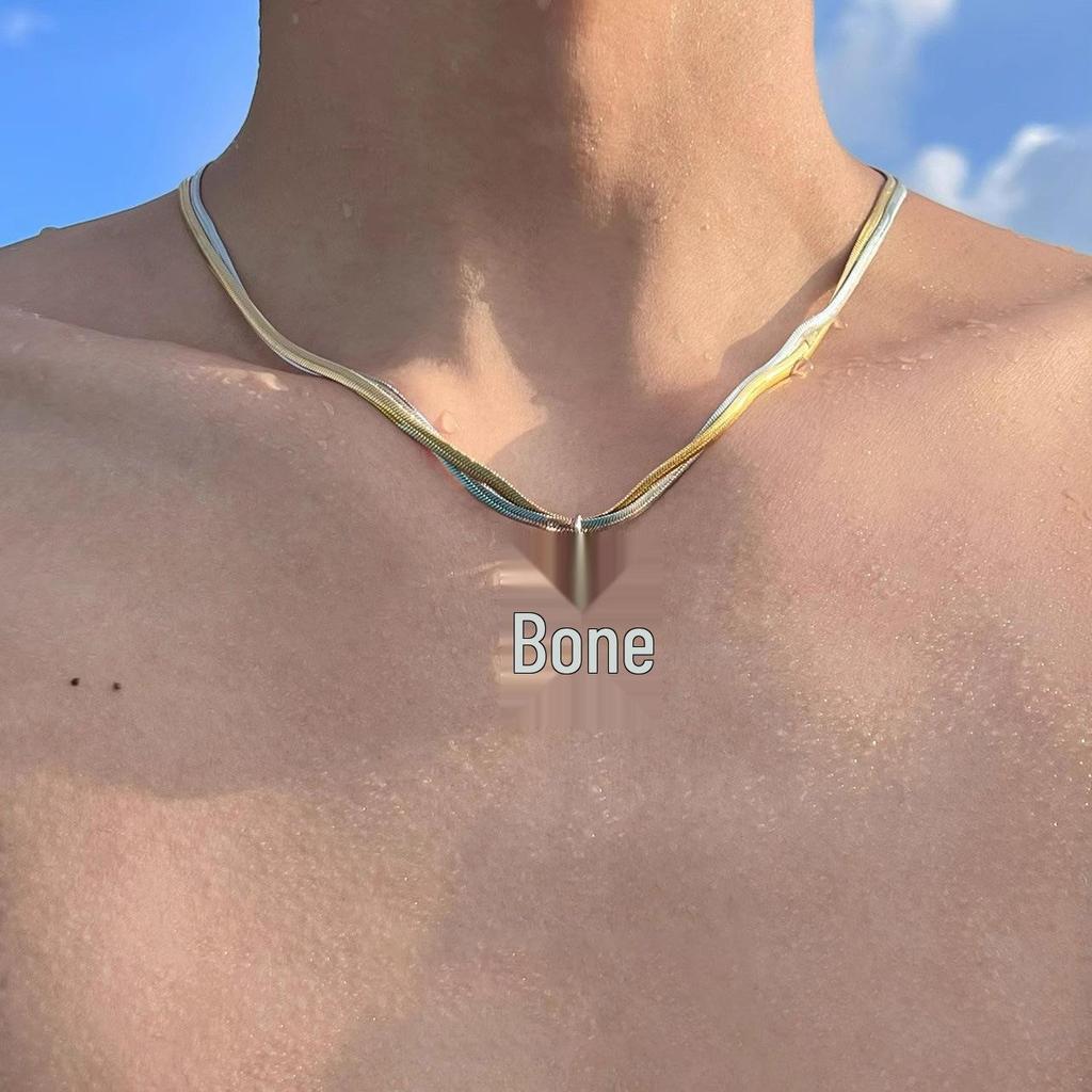 2025 Punk Necklace: Irregular Y2K Subculture Clavicle Chain for Men & Women