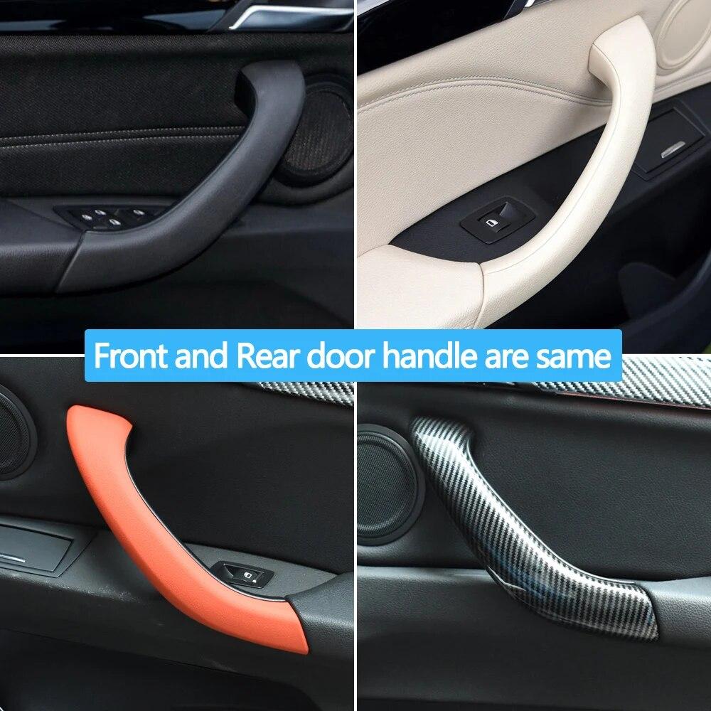 Car Left Right Interior Door Pull Handle Outer Cover Trim Replacement For BMW X1 X2 F48 F49 F39 2016-