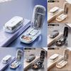 Portable Pill Cutter With Precise Quarter Split For Medicine Dispensers