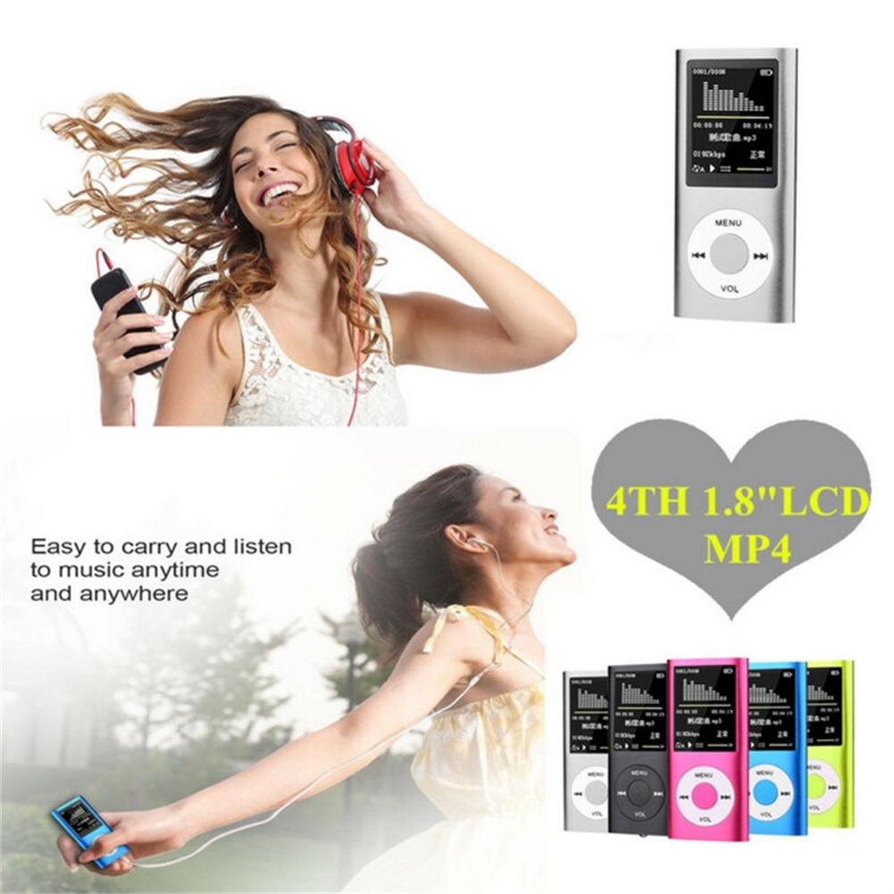 1,8palcový MP3 přehrávač Přehrávání hudby s FM rádiem Video Ebook Player Dobíjecí baterie