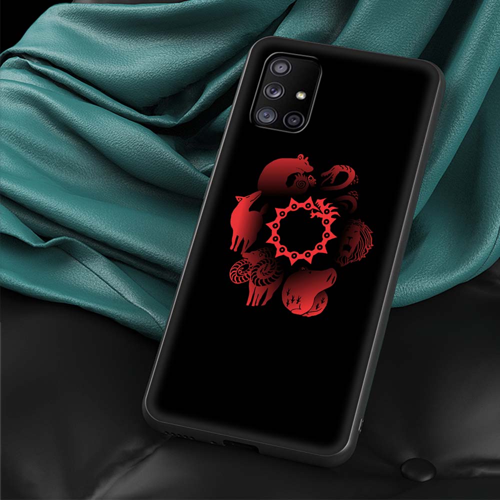 Etui na telefon anime Siedem Grzechów Głównych dla Samsunga Galaxy A51 A71 A21S A12 A11 A31 A52 A41 A32 5G A72 A02S Pokrowiec z silikonu TPU