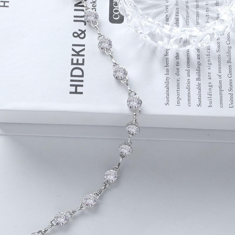 Fashionable Single-Layer Tassel Minimalist Style Rhinestone Waist Chain Women Body Chain Jewelry Clothing Accessories Gifts