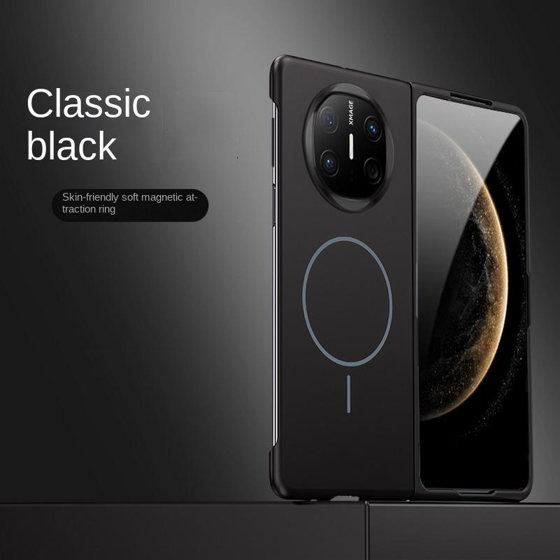 Schlanke Randlose Hautgefühl Integrierter Dünner Magnetischer Ring Hülle Für Huawei Mate X6 huawei mate x5 Mate X3 Kamera Schutz Abdeckung