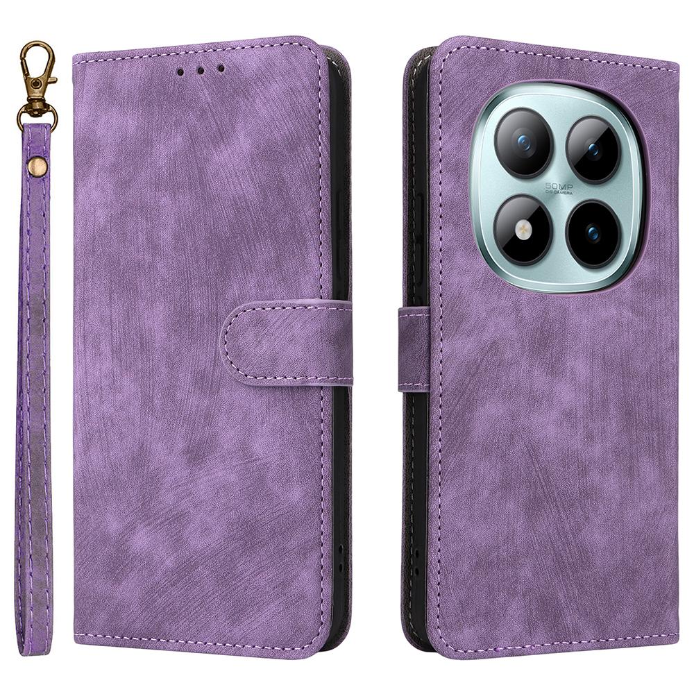 For Xiaomi Redmi Note 15 Pro 5G (Global) Case Wallet RFID Blocking PU Leather Phone Cover Stand with Strap