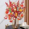 Chinese New Year Hanging Ornament Spring Festival Pendant Home Yard Decoration The Year of Horse Pendants Bonsai Hanging