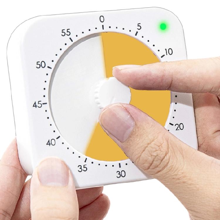 

User Friendly Visual Timer With Loud Alarm Suitable For Cooking Classes And Time Management 1 жовтий