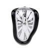 Retro Minimalist Distorted Roman Numeral Wall Clock - Silent Clock for Home, Bedroom & Living Room