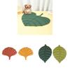 Pet Fall Leaf Seat Cushion With Washable Polyester For Small Dogs And Cats