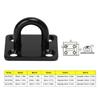 5 Pcs 5/6/8mm Ceiling Hook Thickened Door Hanging Buckle Durable Fixing Buckle  Wall Mount