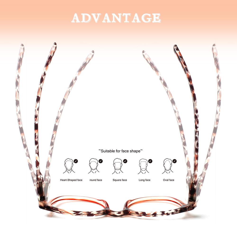 TUREZING Presbyopia Eyeglasses For Men For Women Stylish Pattern HD Metal Hinges Cozy To Wear Portable Diopter Diopter Eyeglasses